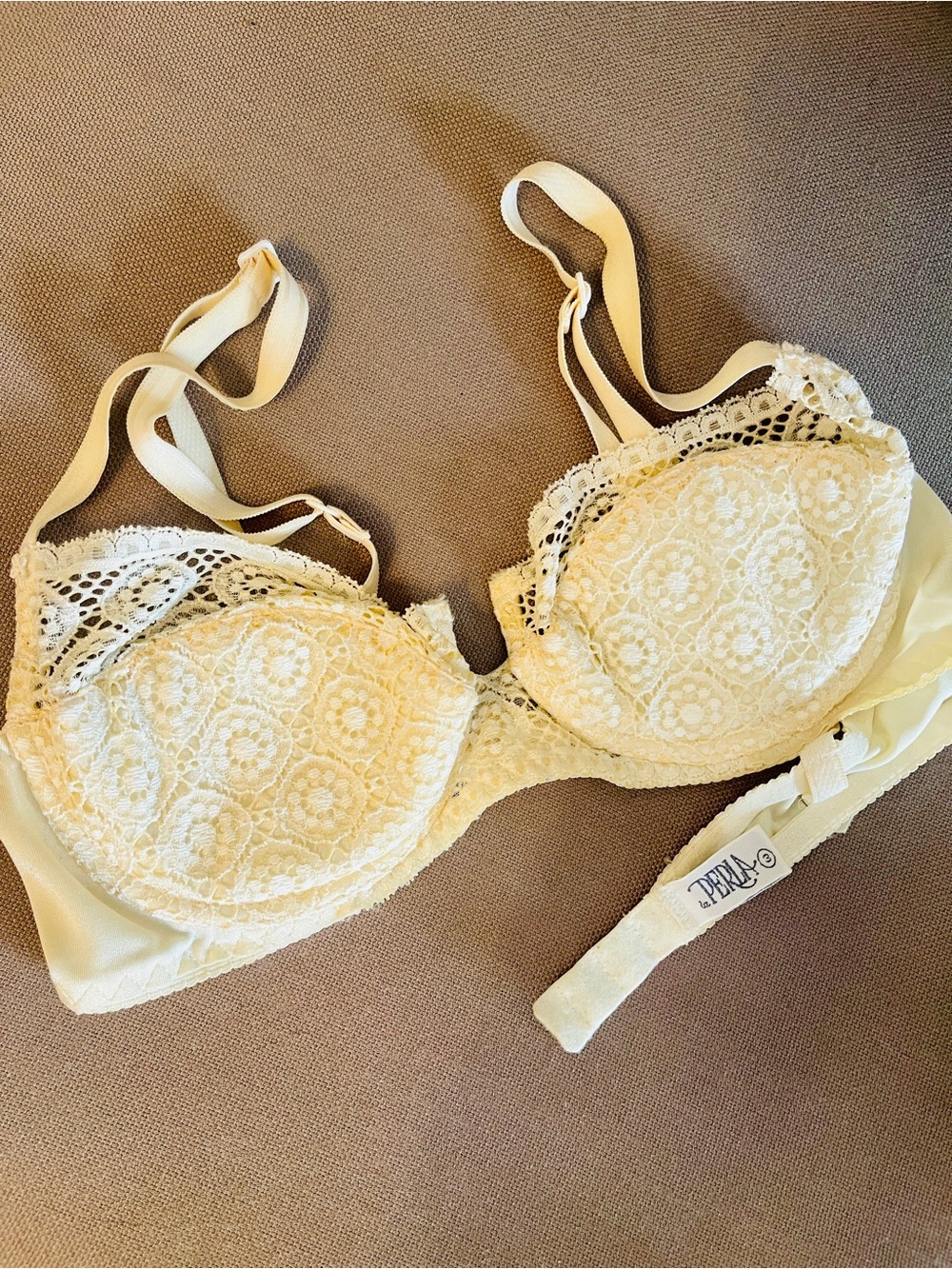 La Perla Lace Underwire Bra in Cream